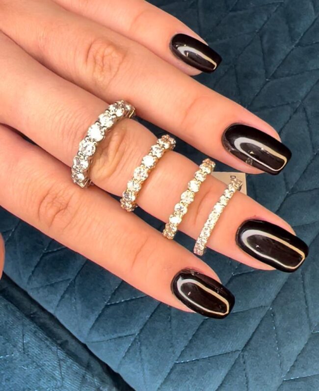 טבעת איטרניטי זהב לבן