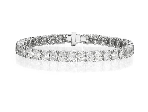 צמיד טניס יהלומים אובאלי