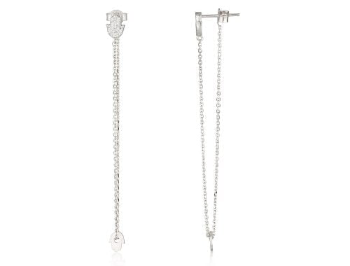 עגילי חמסה יהלומים