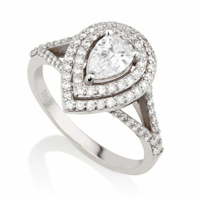 טבעת טיפת היהלומים