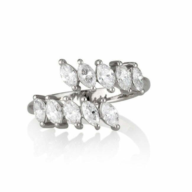 טבעת יהלום מרקיזה