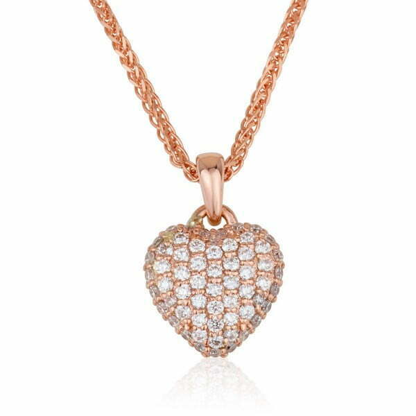 שרשרת לב זהב 14 קראט