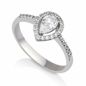 טבעת אירוסין היהלום הצף