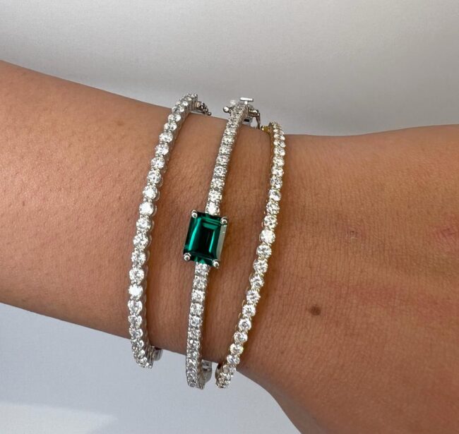 צמיד קשיח אמרלד מקולקציית פנטזי