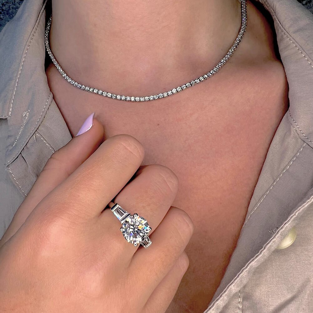 טבעת יהלום 3 קראט