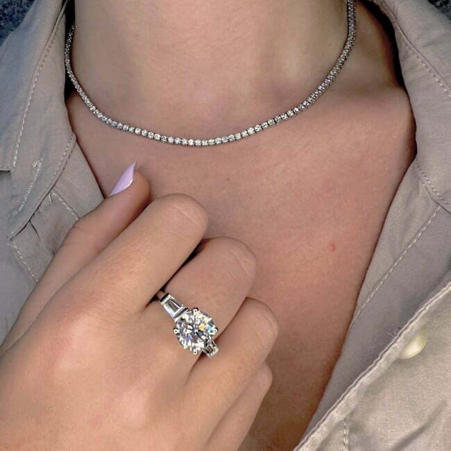 טבעת מונרו יהלומים