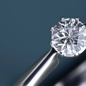 טבעת יהלום 2 קראט