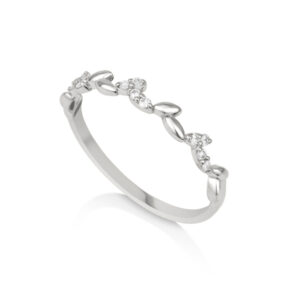 טבעת נויה זהב לבן