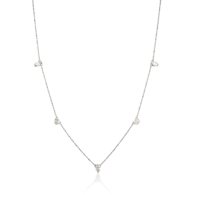 שרשרת מרקיזות זהב לבן