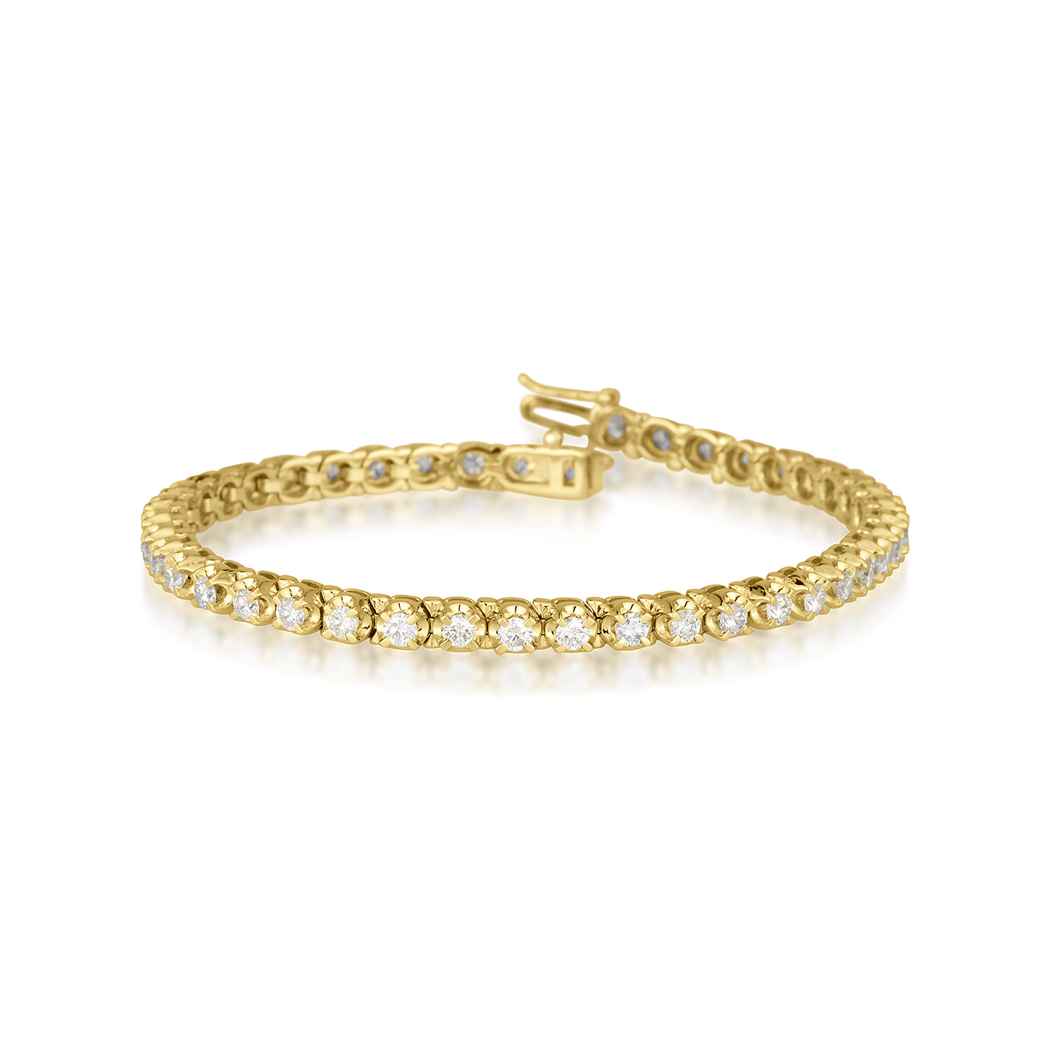 טבעת קשת יהלומים מזהב לבן