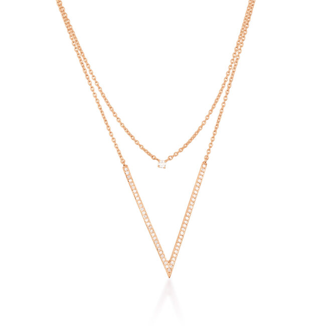 שרשרת זהב כפולה