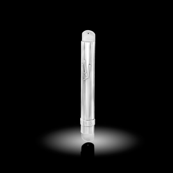 בית מזוזה מכסף עם יהלומים