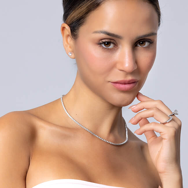 שרשרת יהלום קלאסית